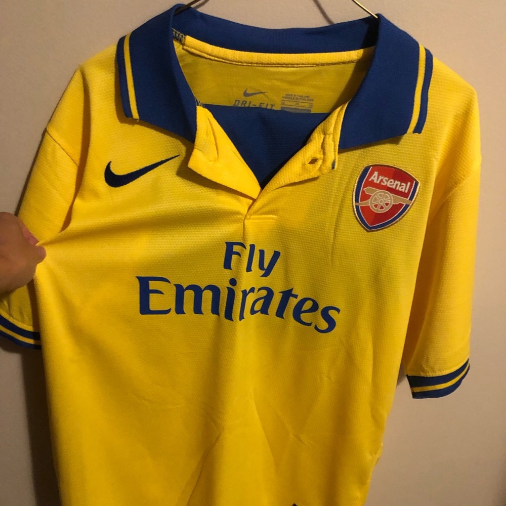 RARE Nike youth medium 28 Arsenal 2013-2014 away kit